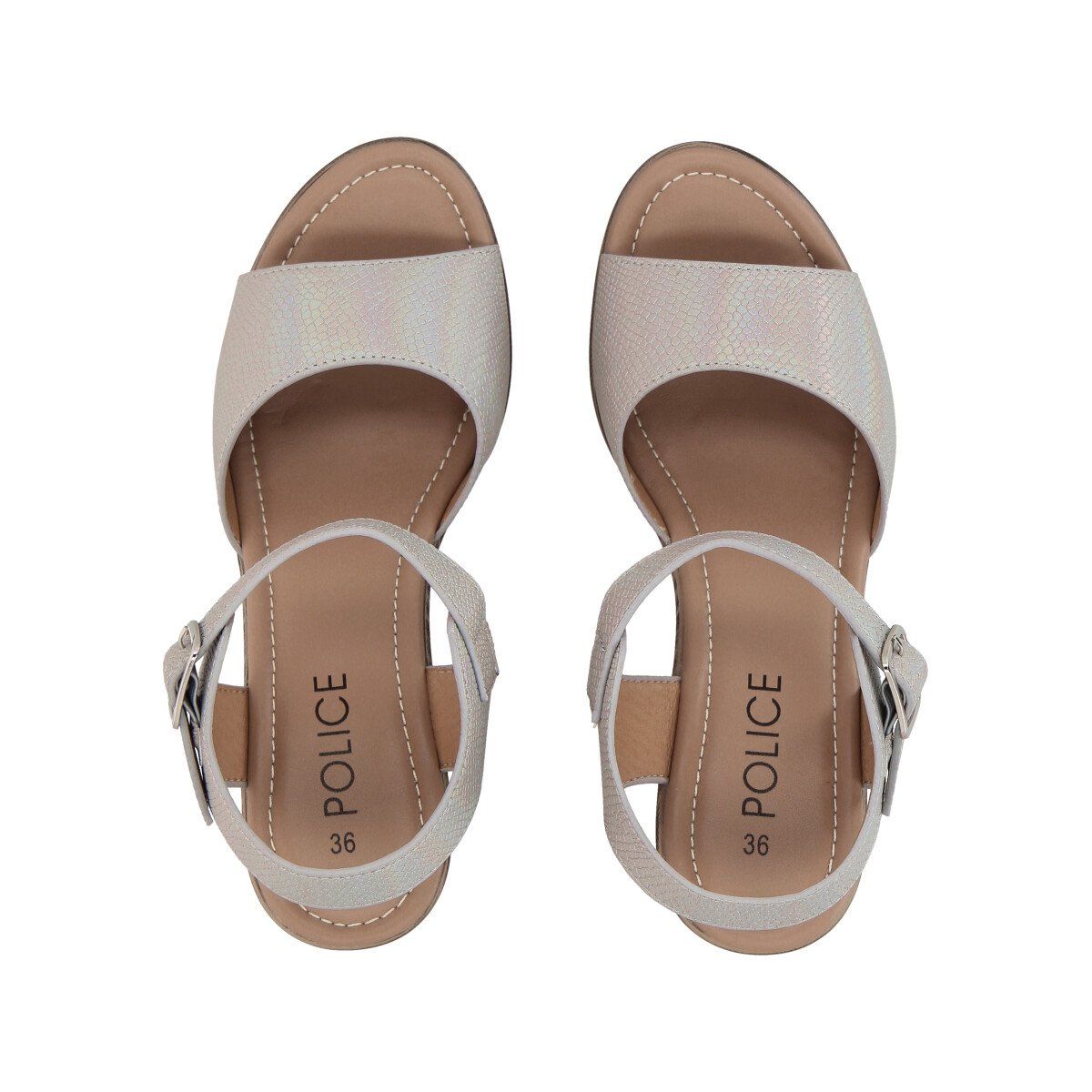 POLICE - Sandalia Mujer Beige Trini 032  Police