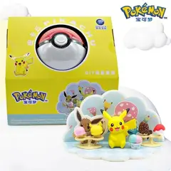 GENERICO - BAIFU SF82206-2 POKEMON DIY SCENE SERIES DESSERT PIKACHU