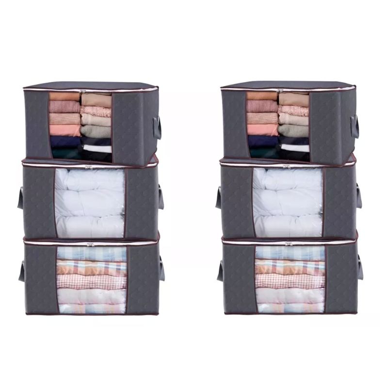 GENERICO - 6 Unidades Organizador De Bolsas De Almacenamiento De Ropa