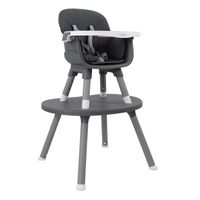 Silla de Comer Baby Desk 4 en 1 Gris