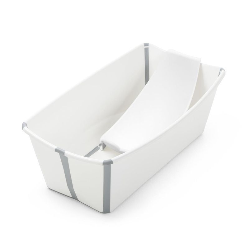 STOKKE - Pack Tina Flexi Bath + Soporte RN - Blanco
