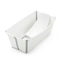 STOKKE - Pack Tina Flexi Bath + Soporte RN - Blanco