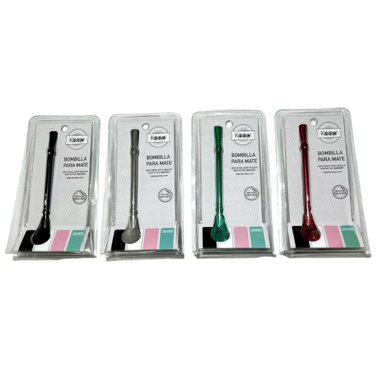 KEEP - Bombilla Mate Negro Keep