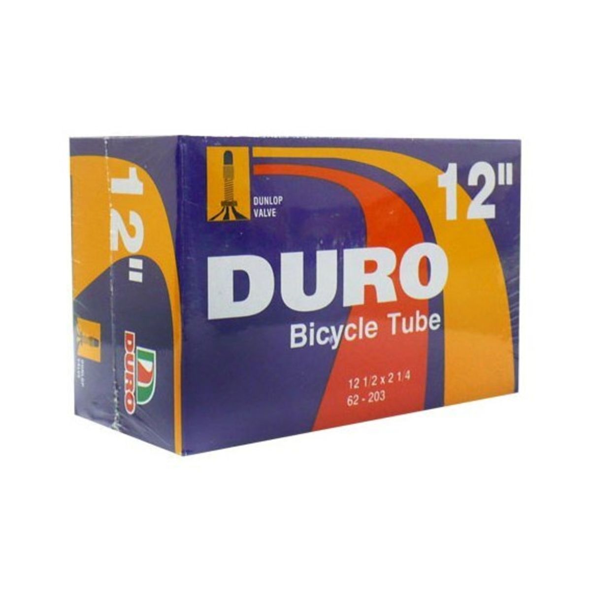 DURO - Cámara Bicicleta Duro 12 Valvula Bicicleta 30mm Butilo