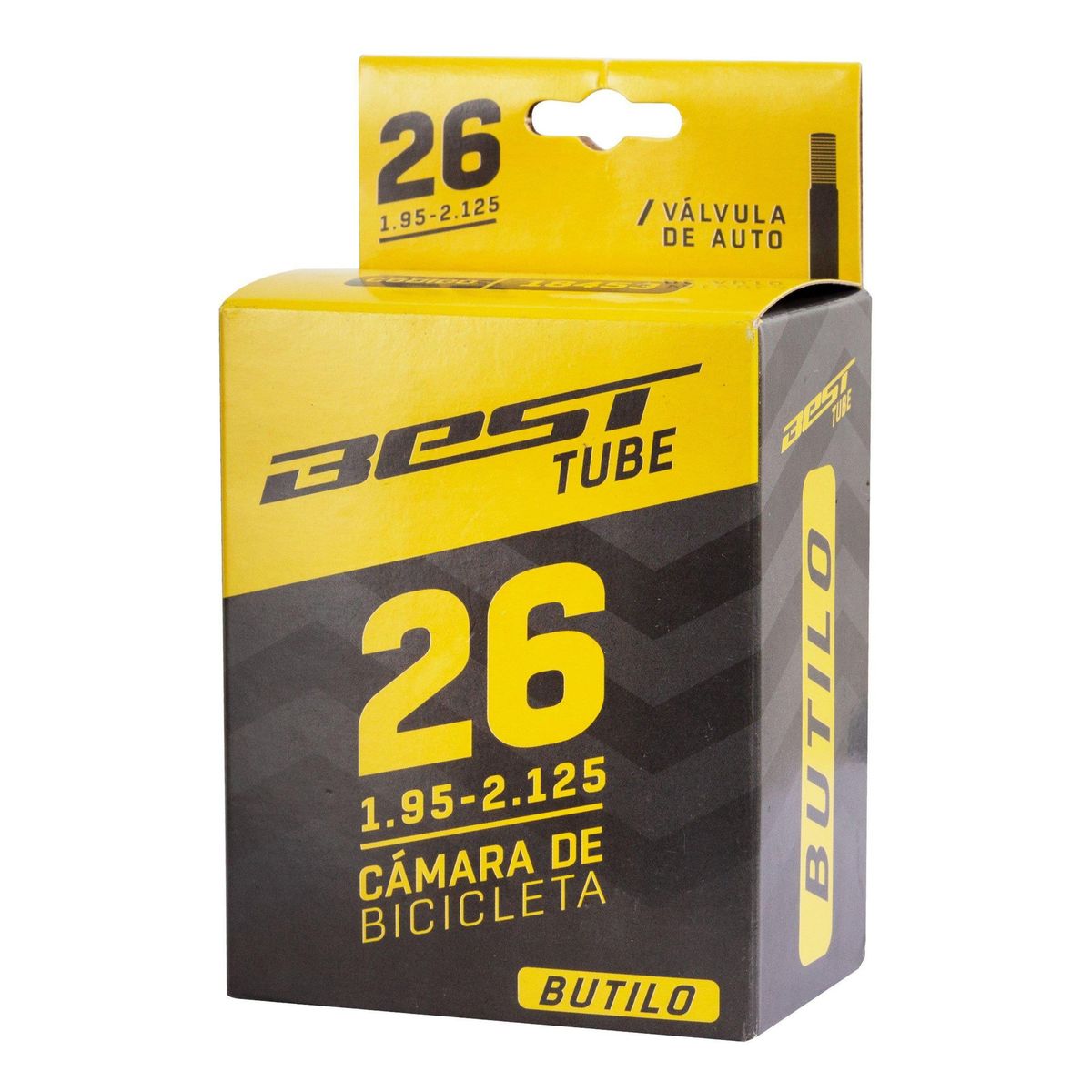 BEST - Camara Best Butilo 26 X 1.95/ 2.125 Val/auto 48 Mm