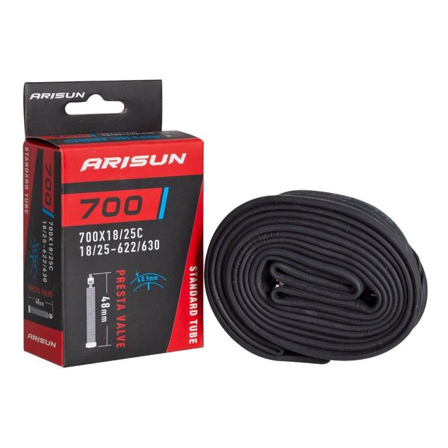 ARISUN - Cámara Bicicleta Arisun 700 X 18/25c Valvula Francesa