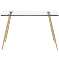 Mesa Rectangular Vitreo 120x80 - Vidrio Templado - Diseño Nórdico