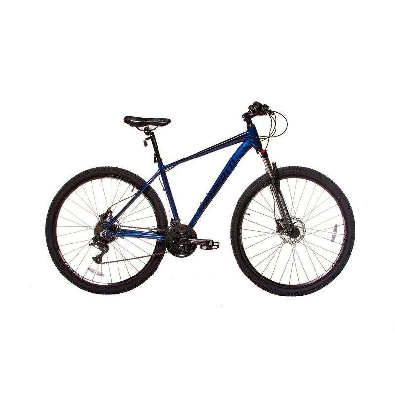 MEZAROTTI - bicicleta mountain bike aro 29 unisex azul frenos hidráulicos disco  marco aluminio 21 cambio  suspensión delantera