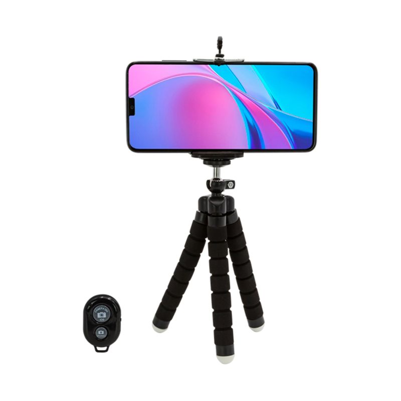 PHILCO - Tripode Celular Flexible Bluetooth Philco Black