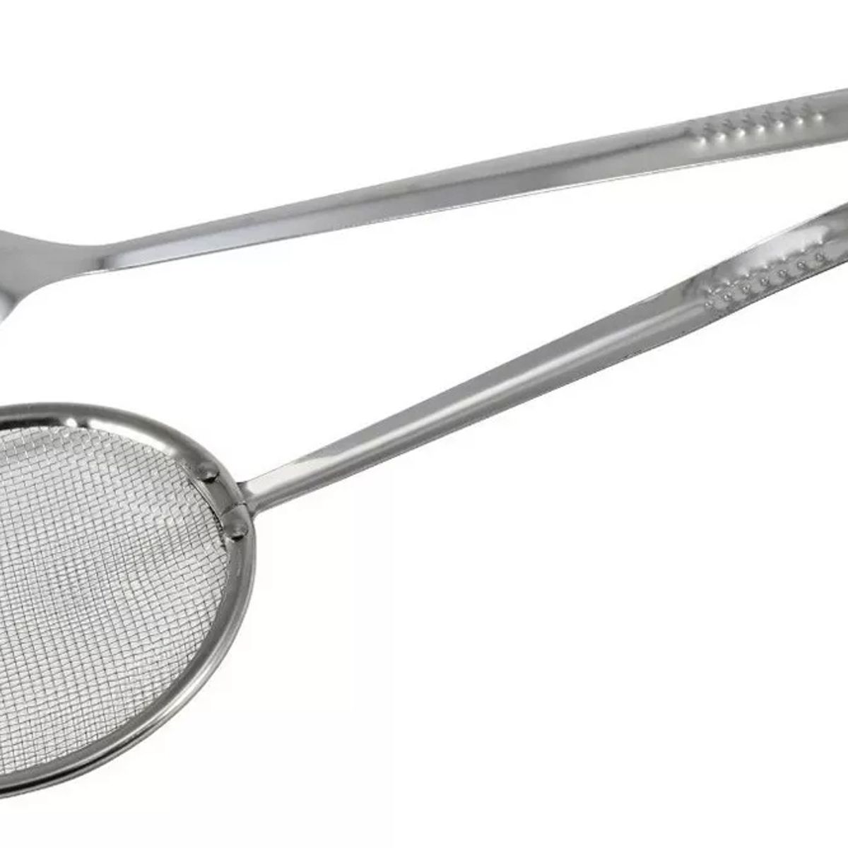 GENERICO - Pinzas Con Colador Para Frituras Acero Inoxidable Cocina.