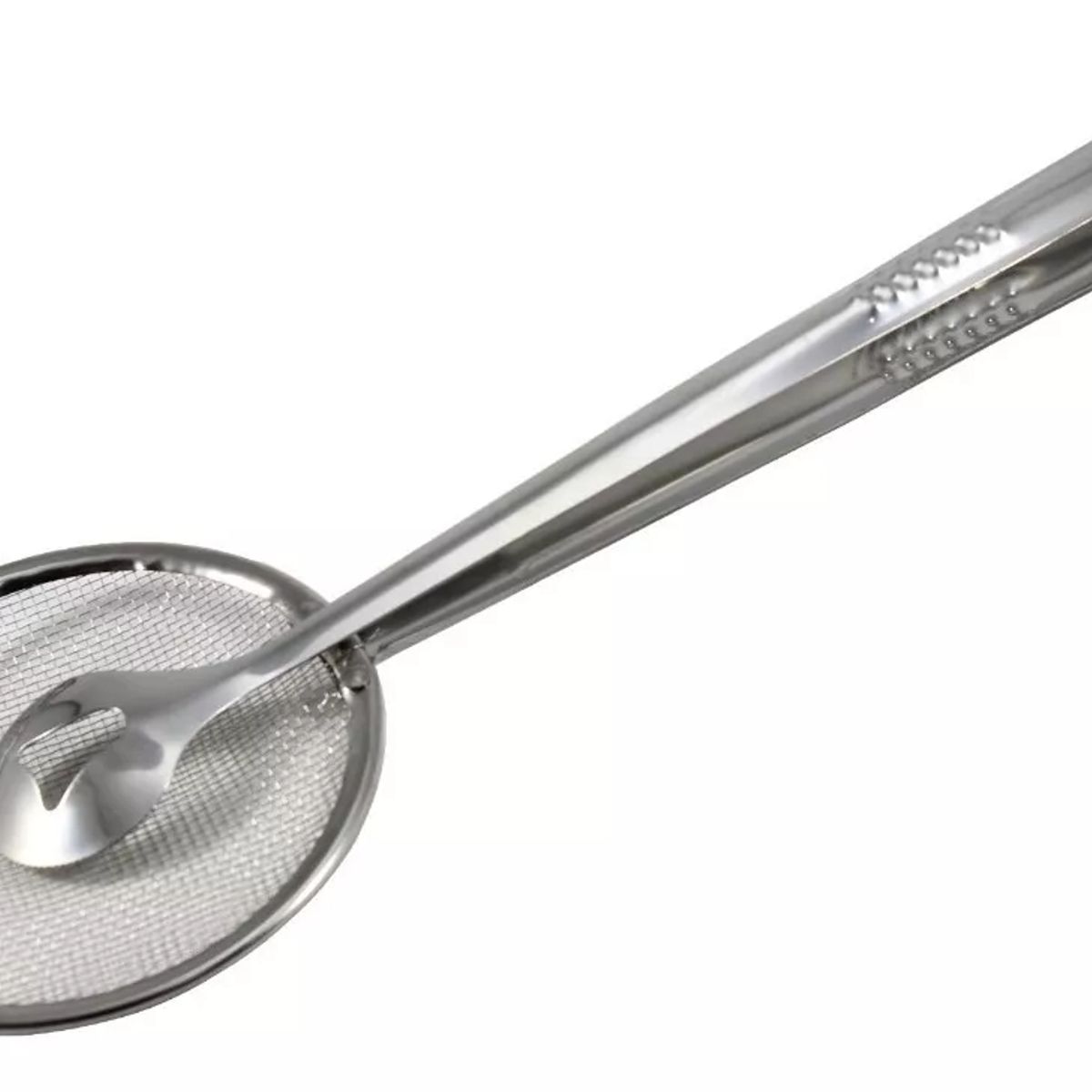 GENERICO - Pinzas Con Colador Para Frituras Acero Inoxidable Cocina.