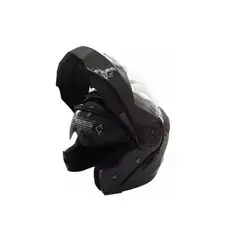 GENERICO - Casco Abatible Con Mica Transparente Y Gafas Polarizadas XL