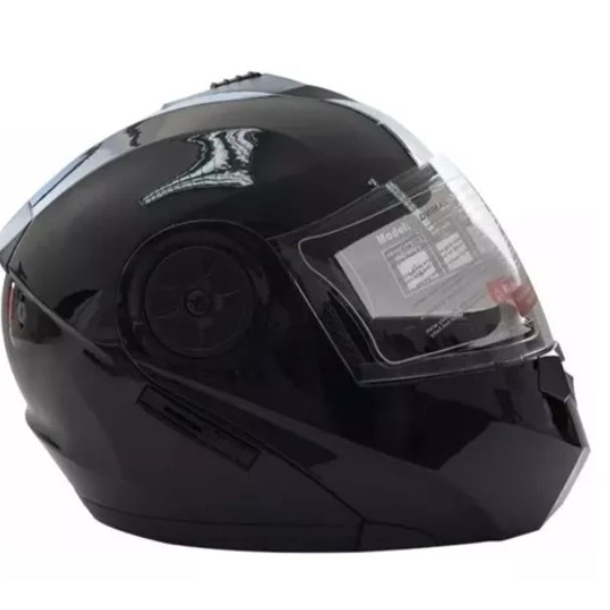 GENERICO - Casco Abatible Con Mica Transparente Y Gafas Polarizadas XL
