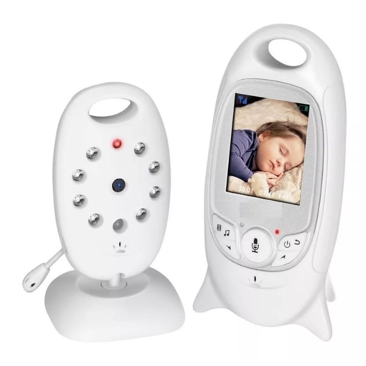 ACTUAL - Cámara de Seguridad Monitor Bebe Visión Nocturna Inalámbrica