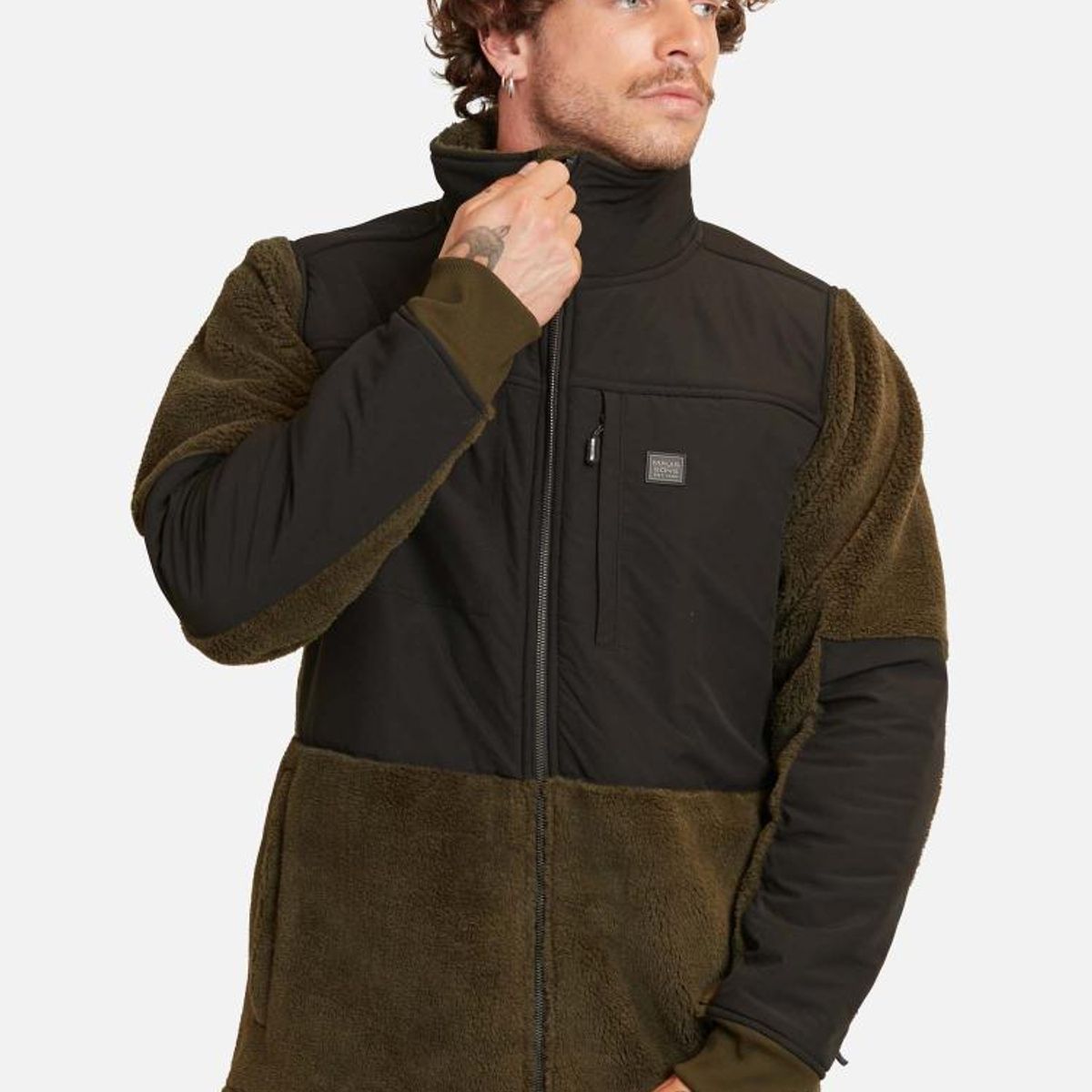 MAUI AND SONS - Poleron Chiporro Capitan Verde Hombre Maui And Sons