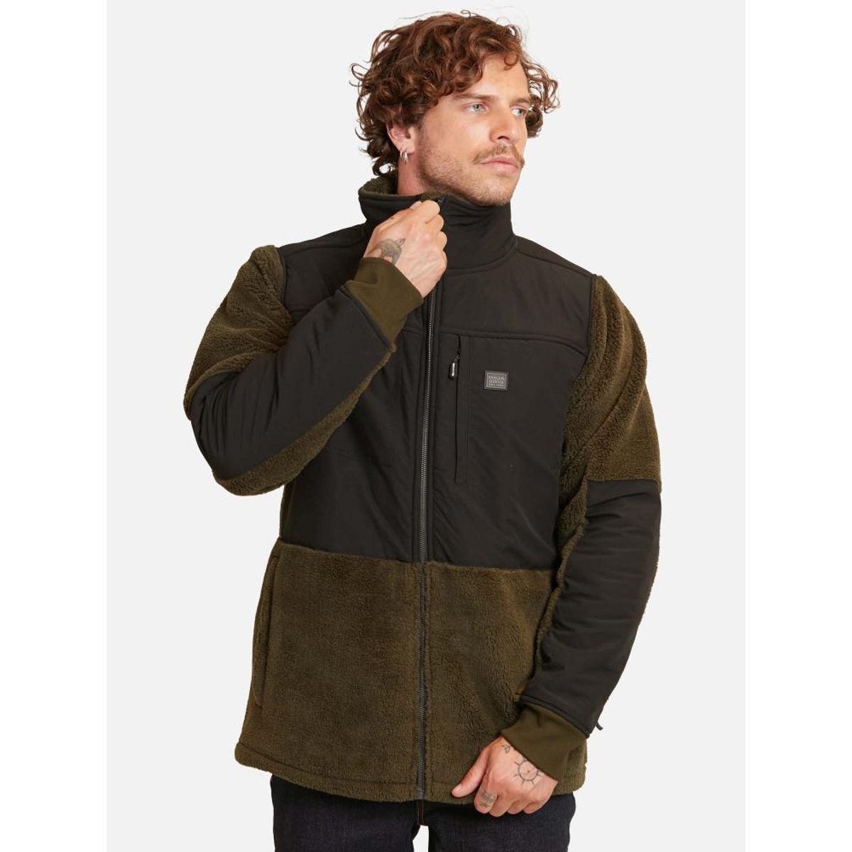 MAUI AND SONS - Poleron Chiporro Capitan Verde Hombre Maui And Sons