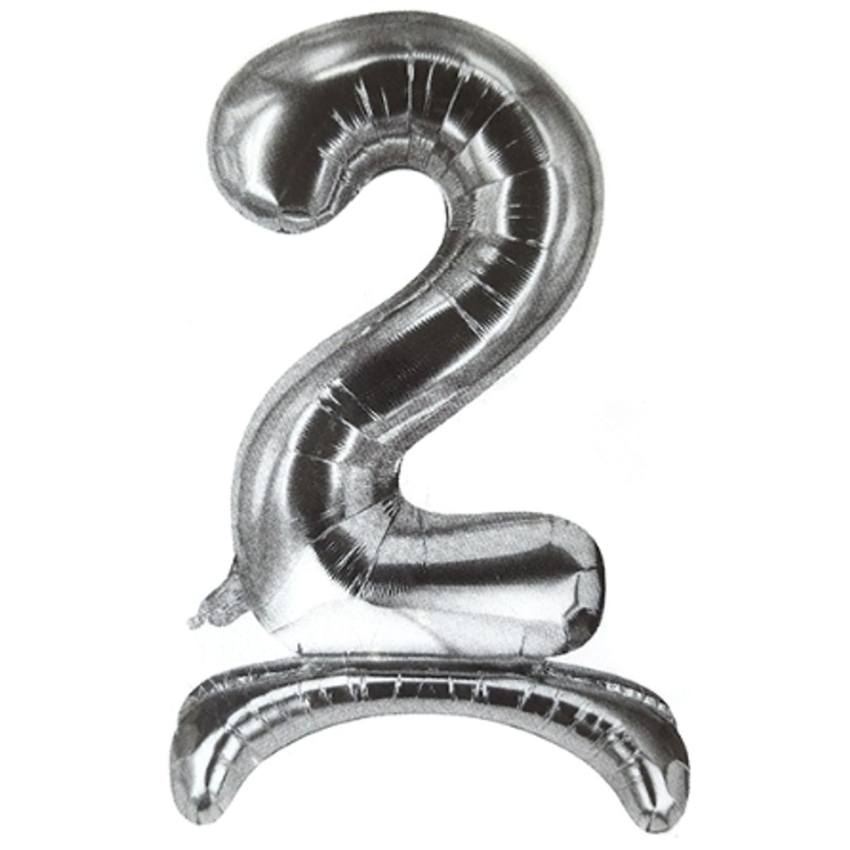 GENERICO - Globo Plateado Con Pedestal 2