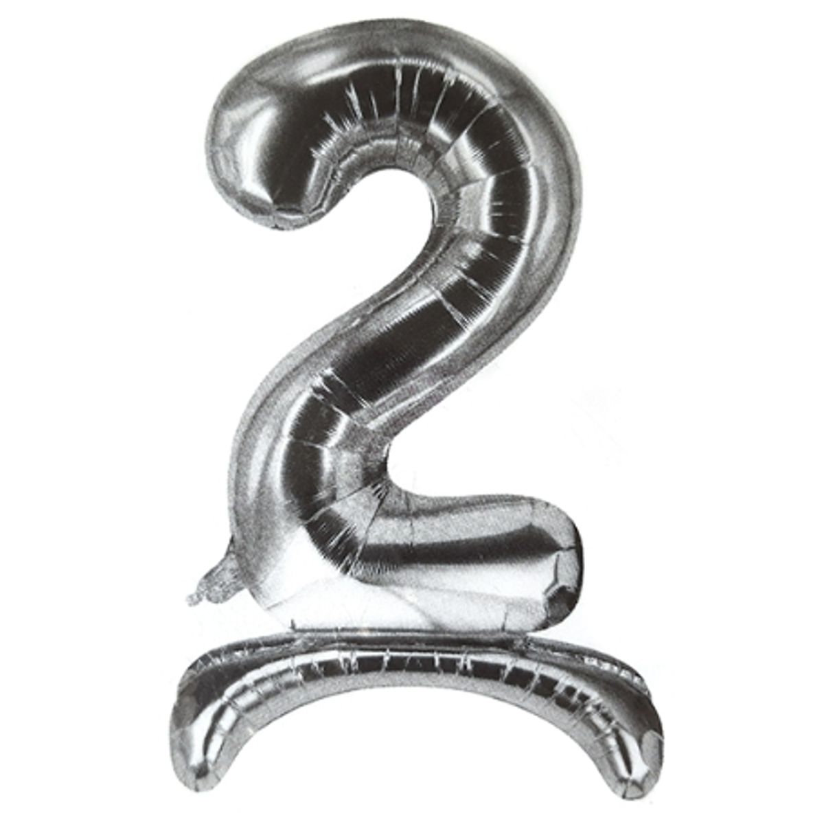 GENERICO - Globo Plateado Con Pedestal 2