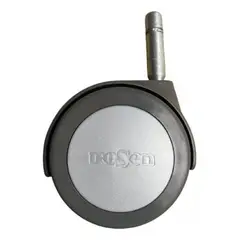 ROSEN - Pack 4 Ruedas Modelo Logo Box Spring Vástago 1.2 Cm