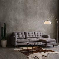 Sofá Seccional Napoles Gris 5 Cuerpos