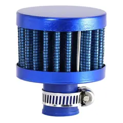 GENERICO - Filtro Cónico de 12mm Respiraderos de Motor y Canister Azul