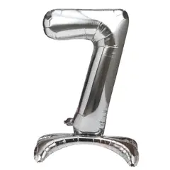 GENERICO - Globo Plateado Con Pedestal 7