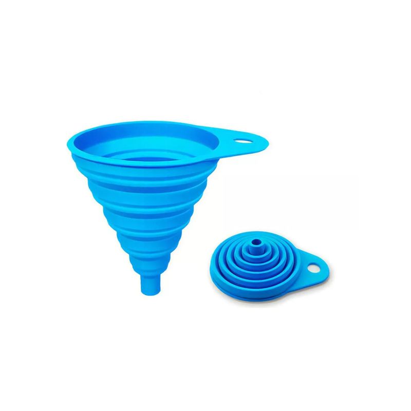 GENERICO - Embudo Plegable De Silicona 9cm Portátil Multiuso Cocina.