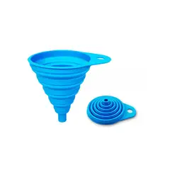 GENERICO - Embudo Plegable De Silicona 9cm Portátil Multiuso Cocina.