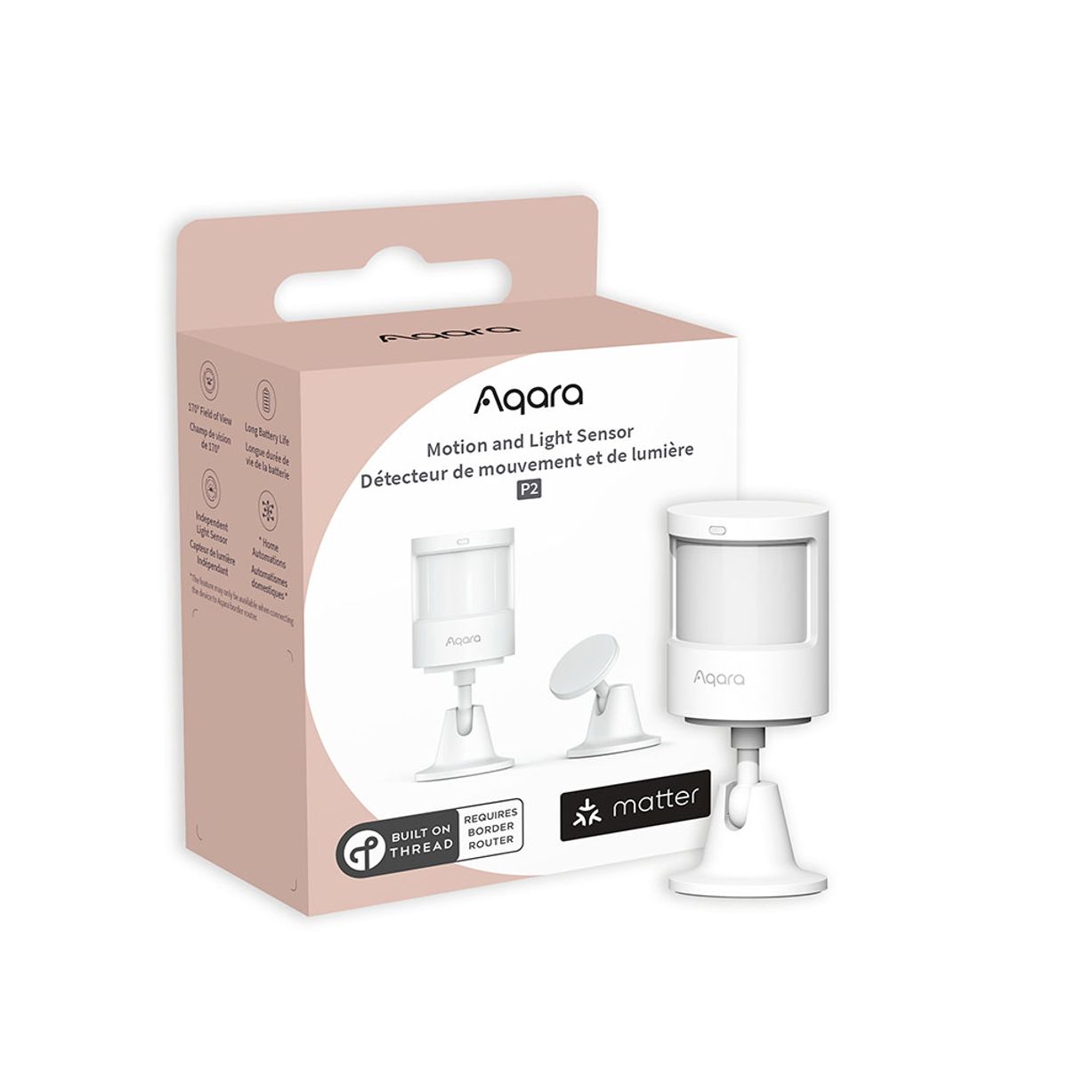 AQARA - Sensor de Luz y Movimiento Matter P2 Aqara