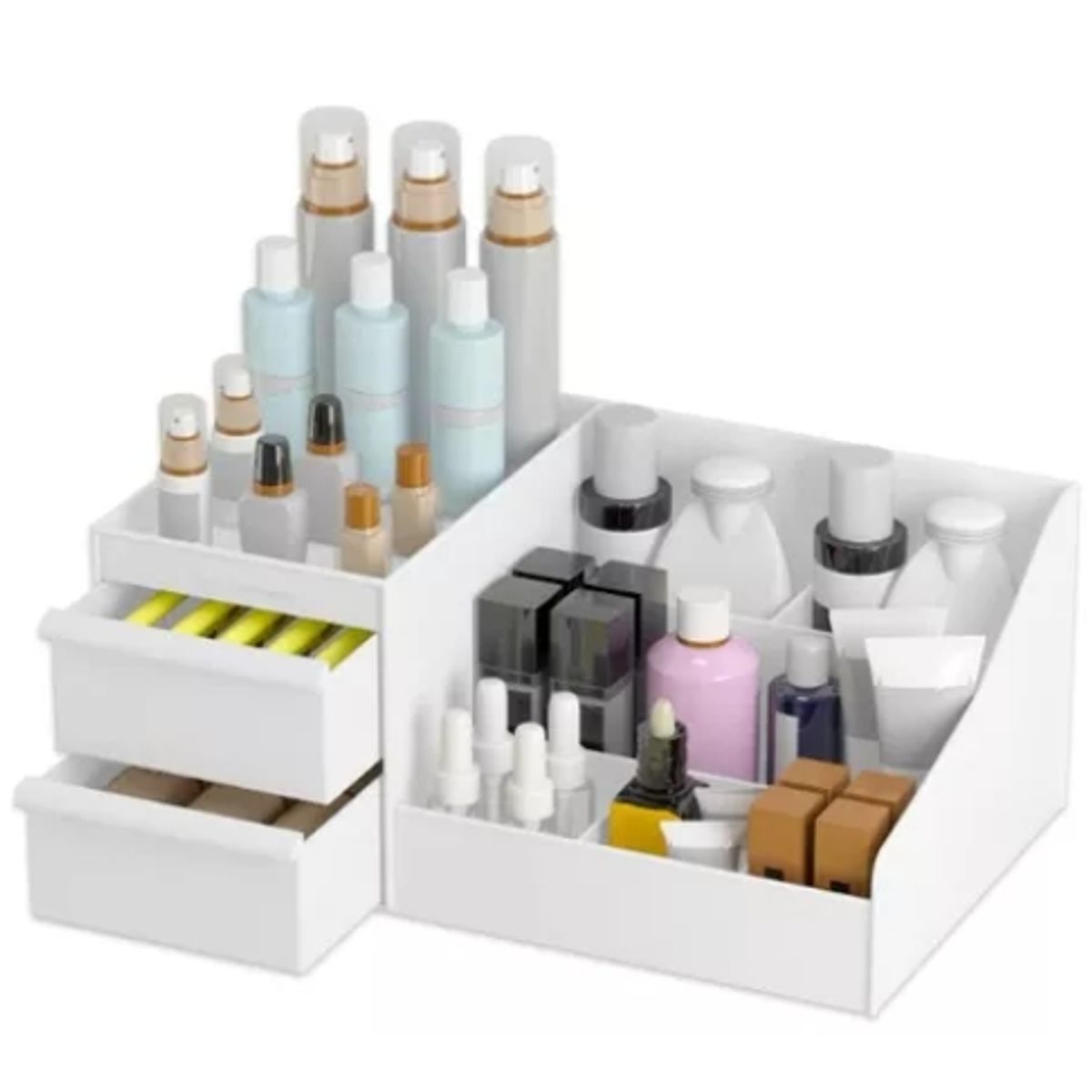 GENERICO - Caja Organizador Cosmeticos Maquillajes Cosmetiqueros