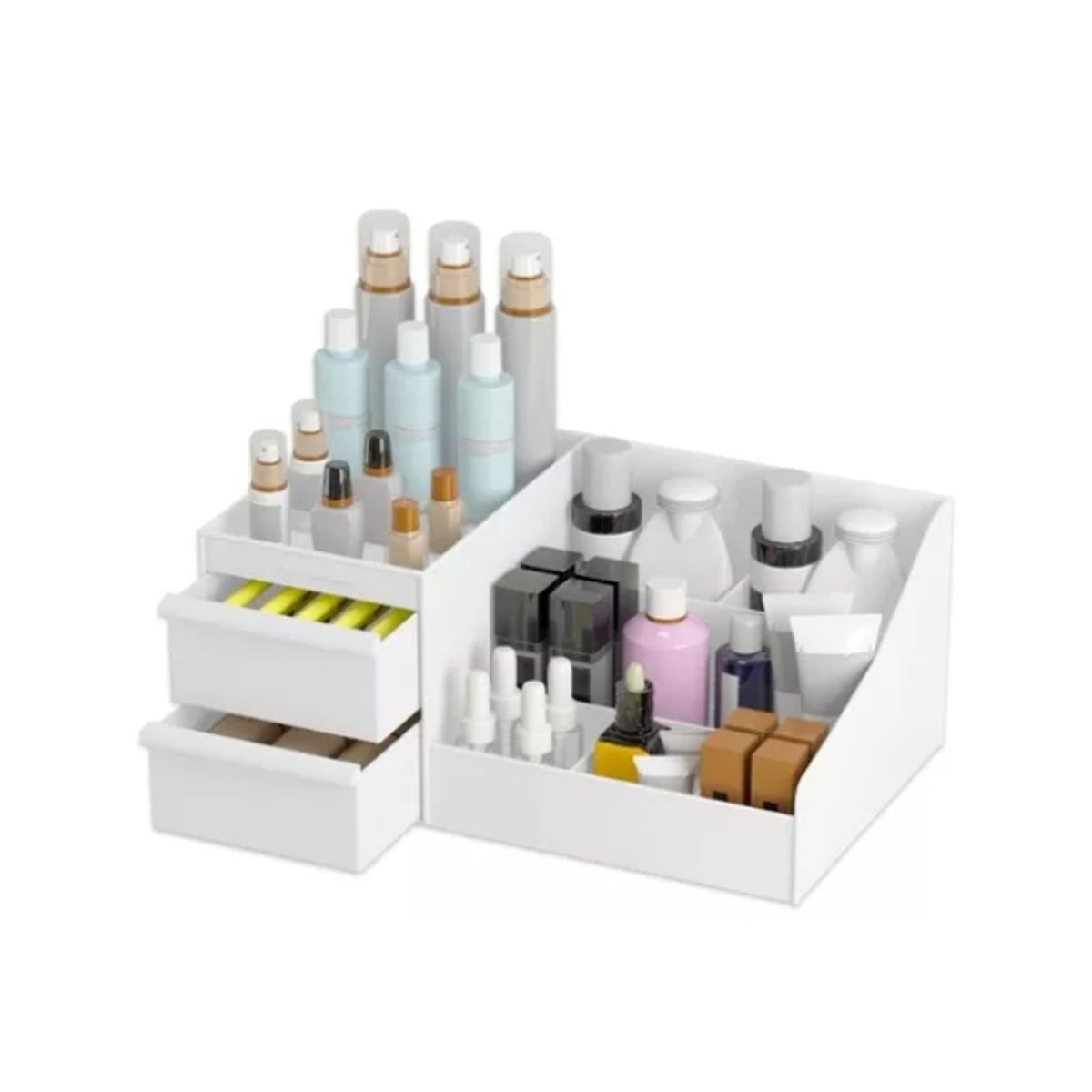 GENERICO - Caja Organizador Cosmeticos Maquillajes Cosmetiqueros