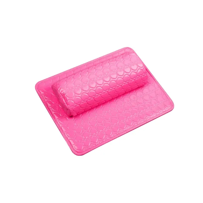 GENERICO - Kit Cojin Almohada Para La Manos Manicure Color Fucsia