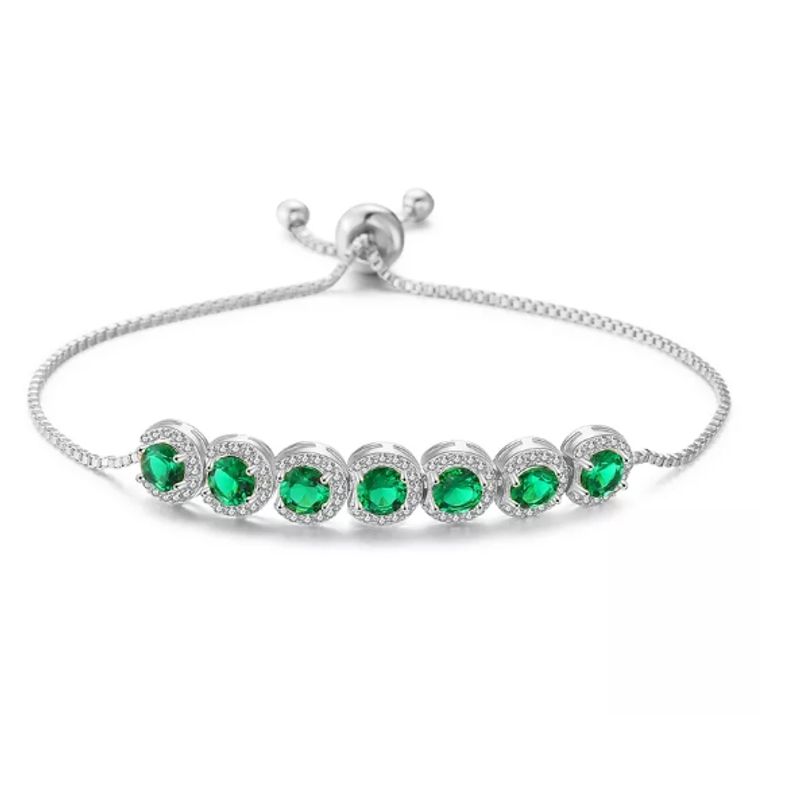 LUXURYJOYAS - Pulsera Exclusiva Baño Oro 18kt Cristales Luxuryjoyas