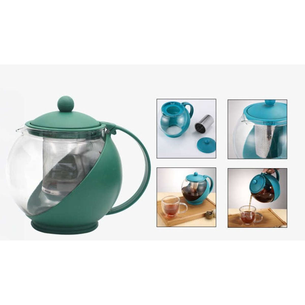 GENERICO - tetera de vidrio 1250ml