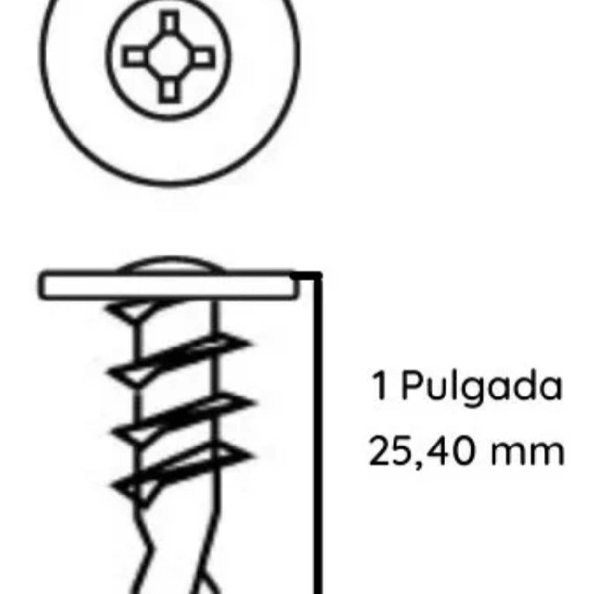 GENERICO - Tornillo Cabeza De Lenteja 8x1 Punta Broca Caja 10.000 Unidades