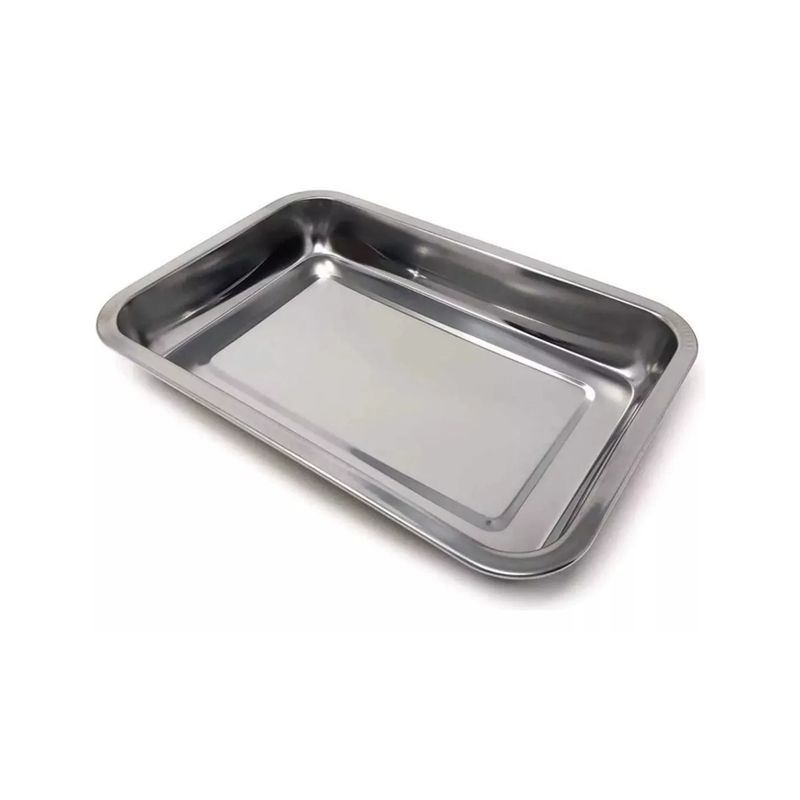 GENERICO - Bandeja Para Horno Multiuso Fuente Acero 27x20x5 Cocina