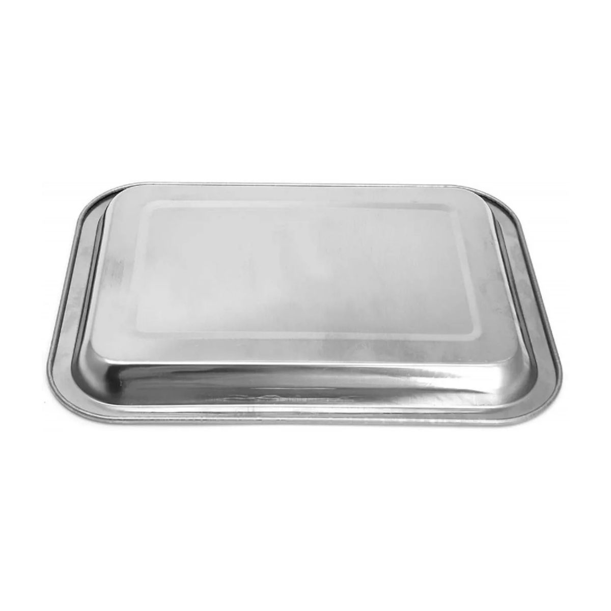 GENERICO - Bandeja Para Horno Multiuso Fuente Acero 27x20x5 Cocina