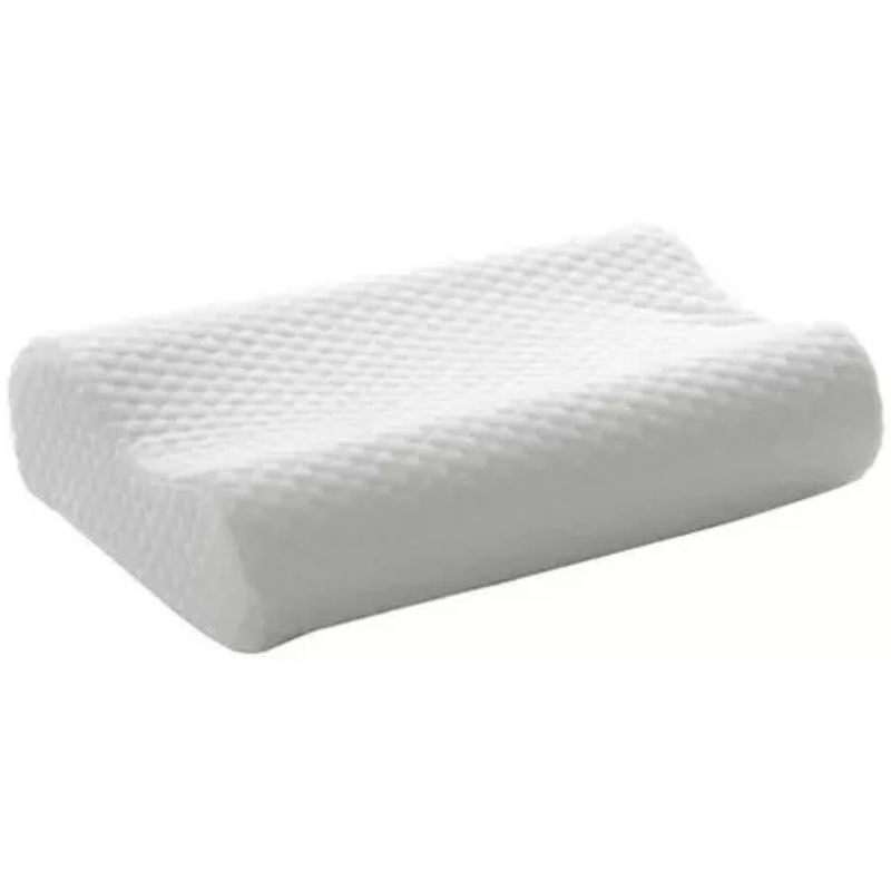GENERICO - Almohada De Memoria Ortopédica Cervical Blanca Viscoelástica.