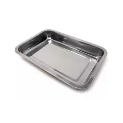 GENERICO - Bandeja Para Horno Multiuso Fuente Acero 32x 22 x 5 Cocina