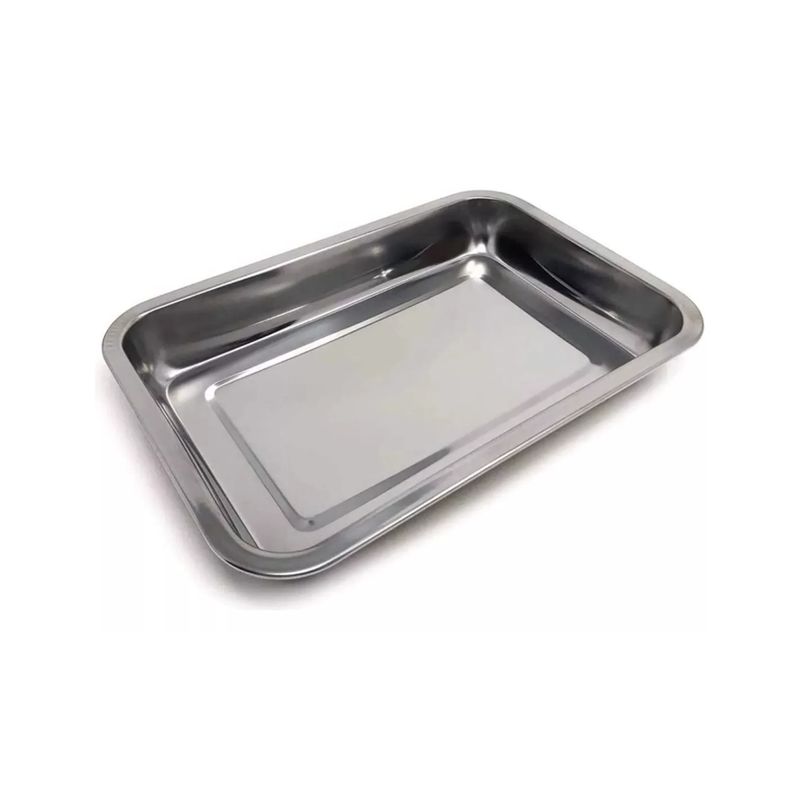 GENERICO - Bandeja Para Horno Multiuso Fuente Acero 36 x 27 x 4,8 Cocina