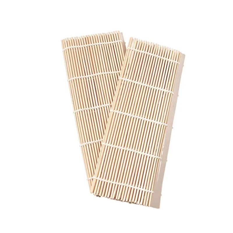 GENERICO - Esterilla Delgada De Bambú Para Sushi Sudare 24x24cm Cocina