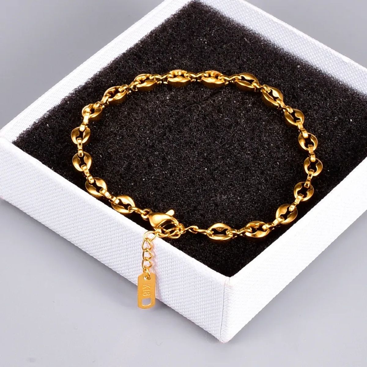 LUXURYJOYAS - Cyber Off Pulsera exclusiva unisex Oro 18kt Bañado