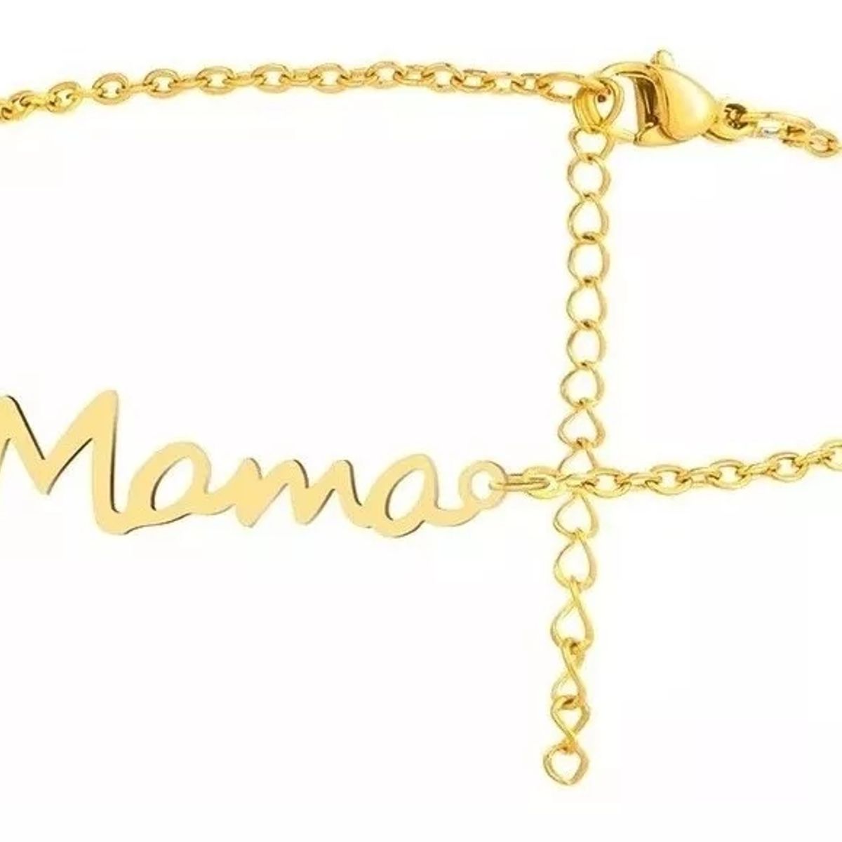 LUXURYJOYAS - Pulsera exclusiva Mamá baño Oro 18kt - día de la madre LUXURYJOYAS