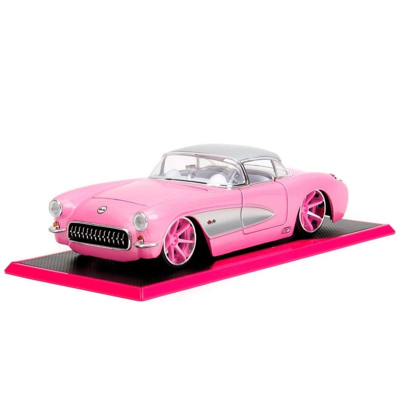 GENERICO - JADA 35161 1:24 PINK SLIPS W / BASE 1957 CORVETTE