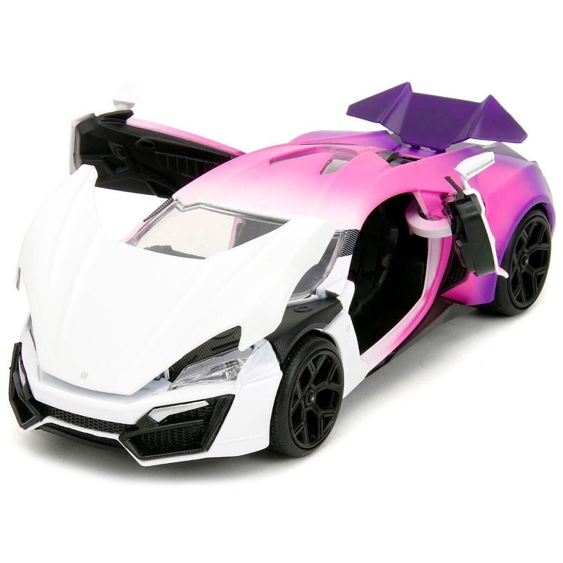 GENERICO - JADA 35058 1:24 PINK SLIPS W / BASE LYKAN HYPERSPORT