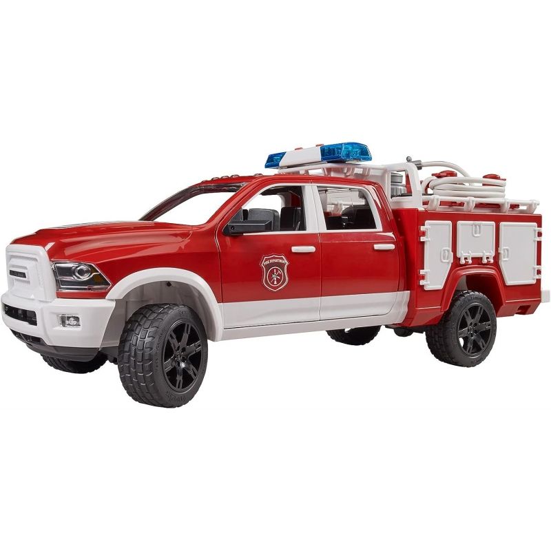 BRUDER - BRUDER 02544 RAM 2500 FIRE ENGINE TRUCK WITH LIGHT + SOUND