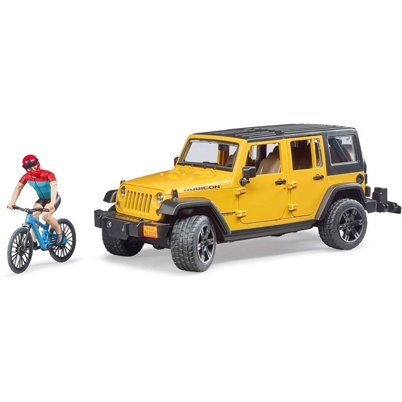 BRUDER - BRUDER 02543 JEEP WRANGLER RUBICON UNLIMITED WITH 1 MOUNTAIN