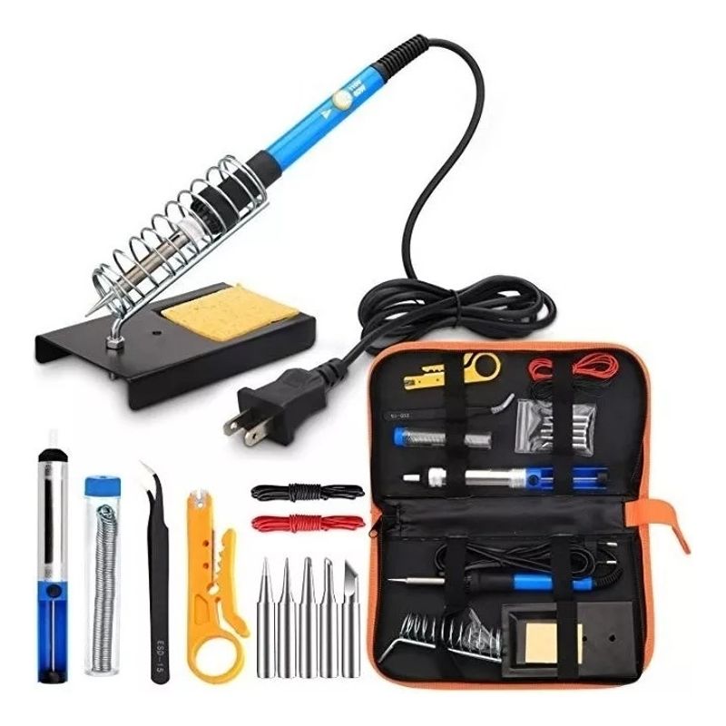 GENERICO - Kit Cautín Soldador Profesional Para Electrónica
