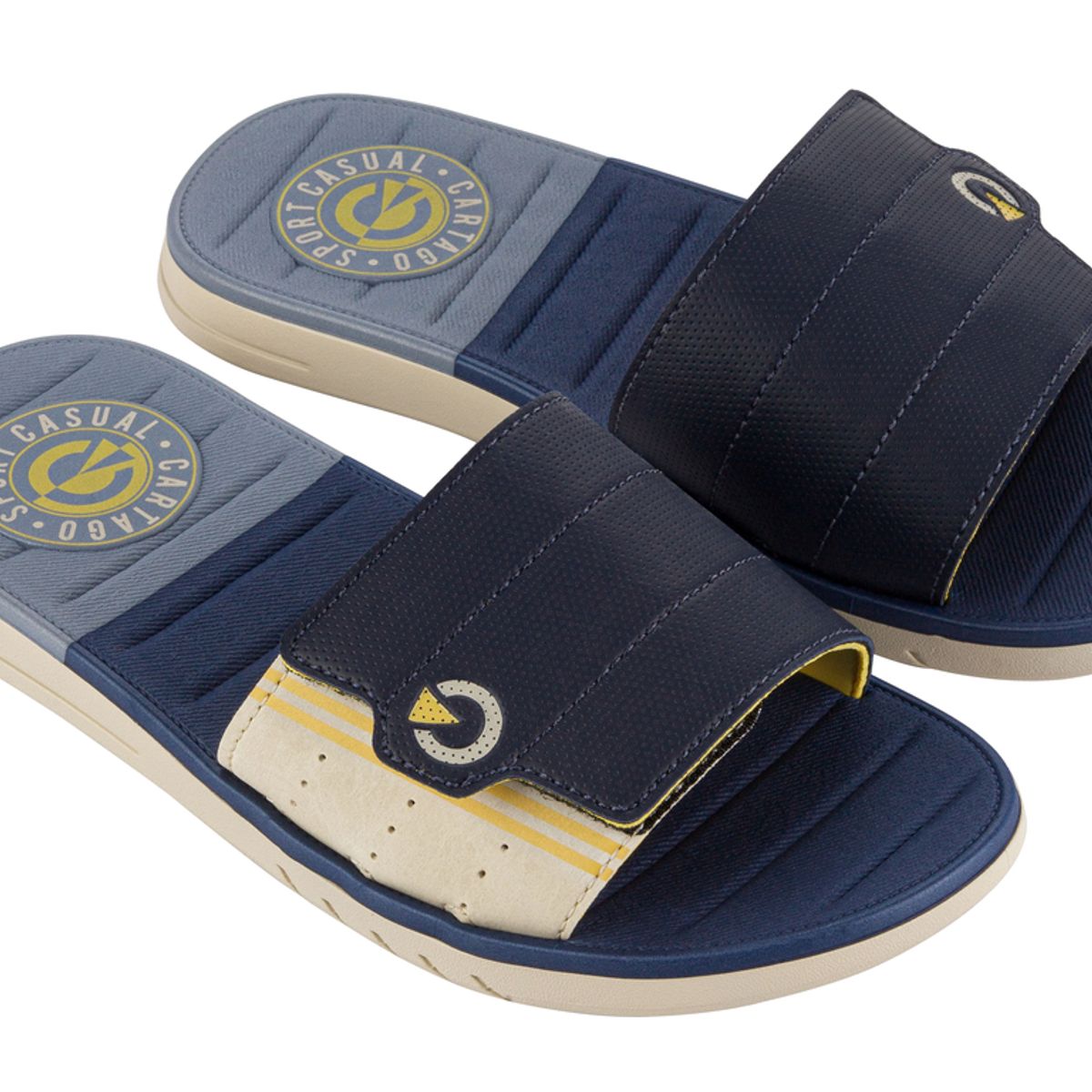 CARTAGO - Sandalia Hombre Azul Sevilla Cartago