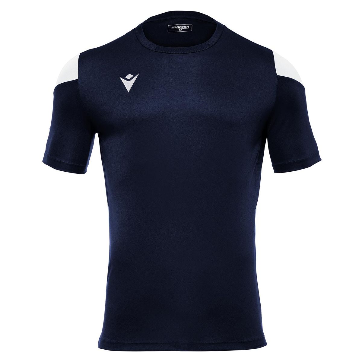 MACRON - Polera Polis Macron Hombre Azul Marino-Blanco